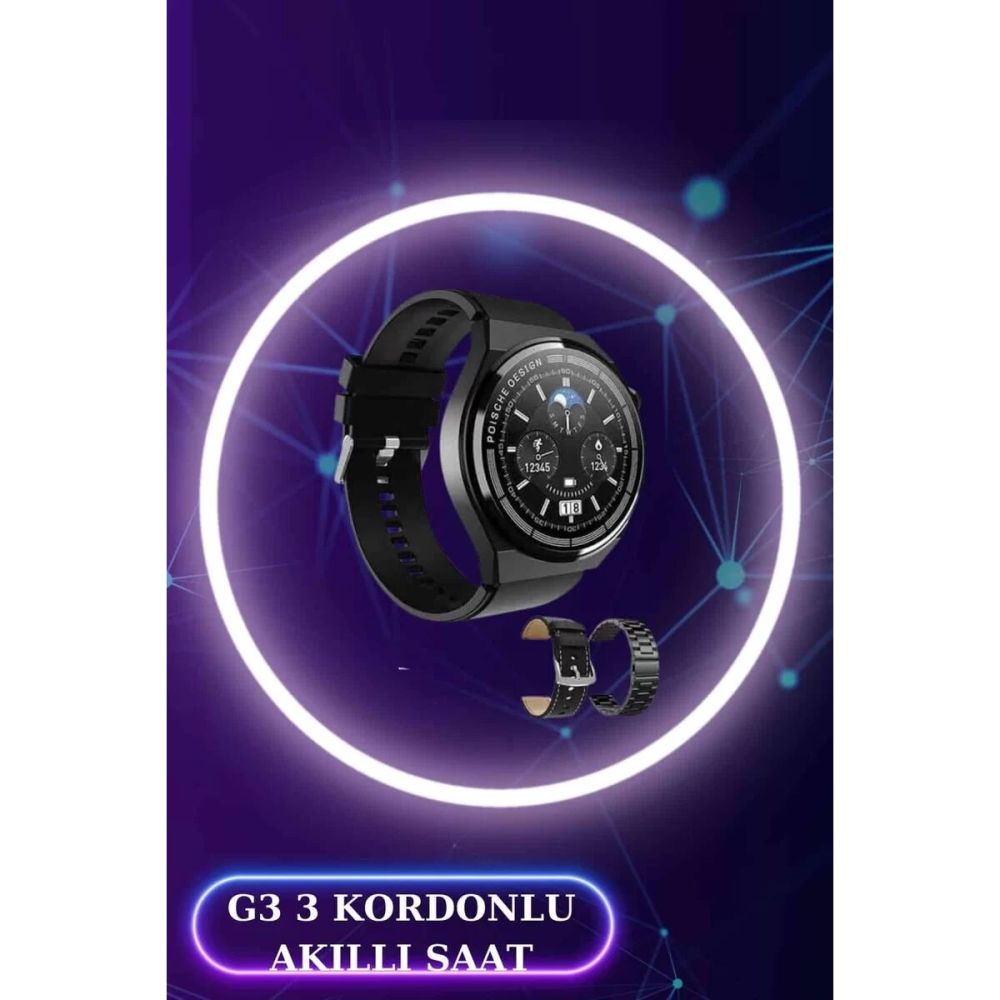 Akıllı Saat ve Kulaklık Seti Dokunmatik Ekran 5.0 Bluetooth Bağlantılı