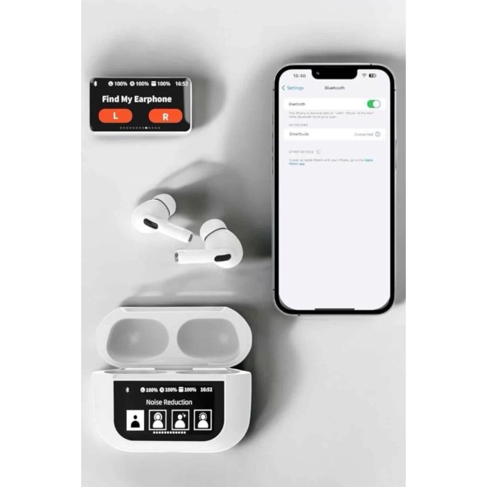 Bluetooth Kulaklık Kulakiçi Güçlü Ses Kaliteli Sesli Asistan