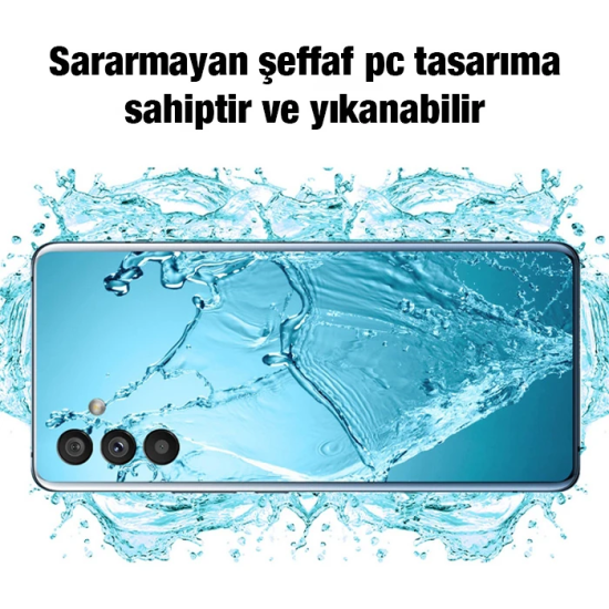 Ally SM Galaxy A13 5G Kılıf Kamera Korumalı Ultra İnce Şeffaf Silikon