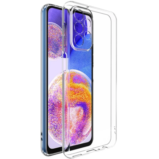 Ally SM Galaxy A23 5G Kılıf Kamera Korumalı Ultra İnce Şeffaf Silikon 