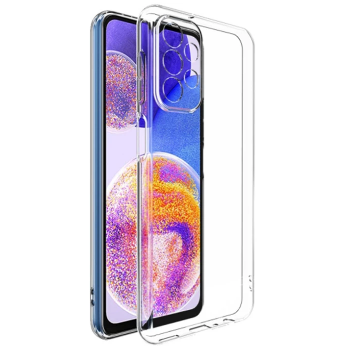 Ally SM Galaxy A23 5G Kılıf Kamera Korumalı Ultra İnce Şeffaf Silikon 