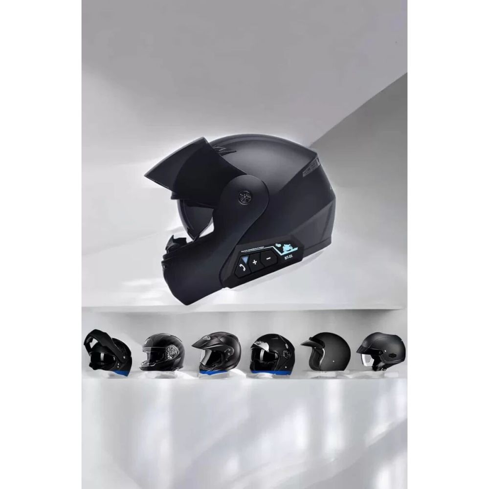 Kask Kulaklığı Motosiklet Intercom Interkom Dinleme Konuşma Özellikli 