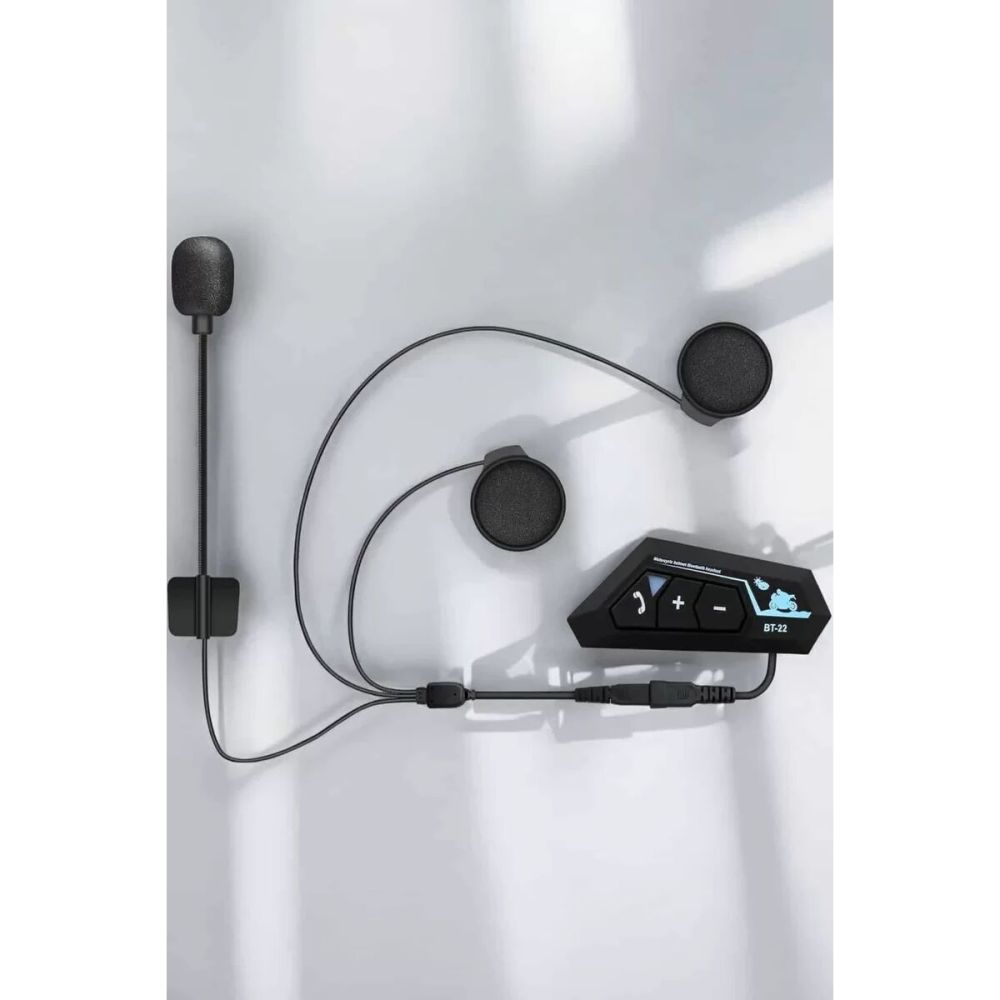 Kask Kulaklığı Motosiklet Intercom Interkom Dinleme Konuşma Özellikli 