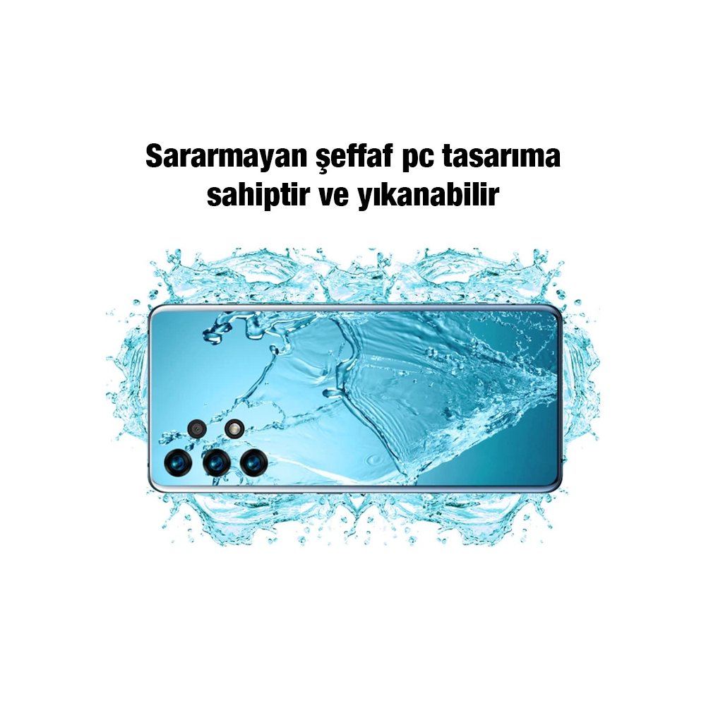 Ally SM Galaxy A23 5G Kılıf Kamera Korumalı Ultra İnce Şeffaf Silikon 