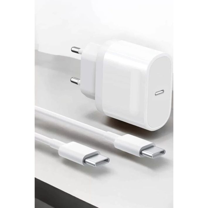 Güç Adaptörü ve Kablosu Şarj Aleti 15/15 Pro Max Uyumlu Hızlı Şarj