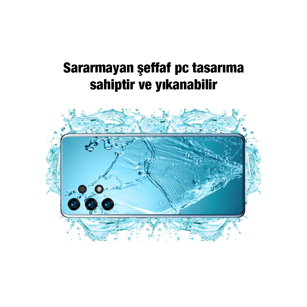 Ally SM Galaxy A13 4G Kılıf Kamera Korumalı Ultra İnce Şeffaf Silikon