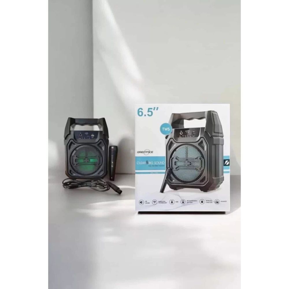 Güçlü ve Şarj Edilebilir Bluetooth Hoparlör 6.5 İnç