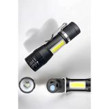El Feneri Led USB Şarjlı Zoom Mini Led Işık Acil Durum Feneri