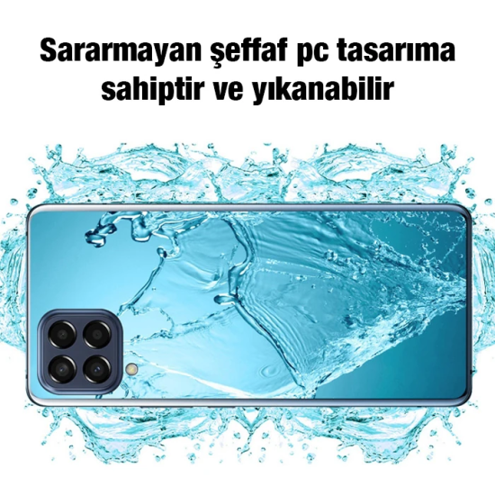 Ally SM Galaxy M62 F62 Kılıf Kamera Korumalı Ultra İnce Şeffaf Kılıf