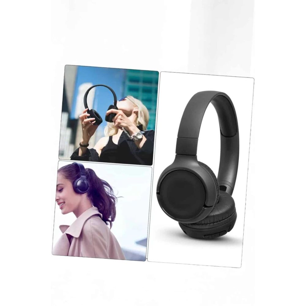Kulak Üstü Kablosuz Bluetooth Kulaklık Gürültü Önleyici Ayarlanabilir