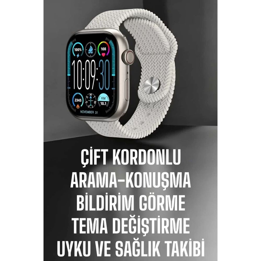 Yeni Nesil Akıllı Saat Arama Cevaplama GPS Takibi Adımsayar NFC Özelli
