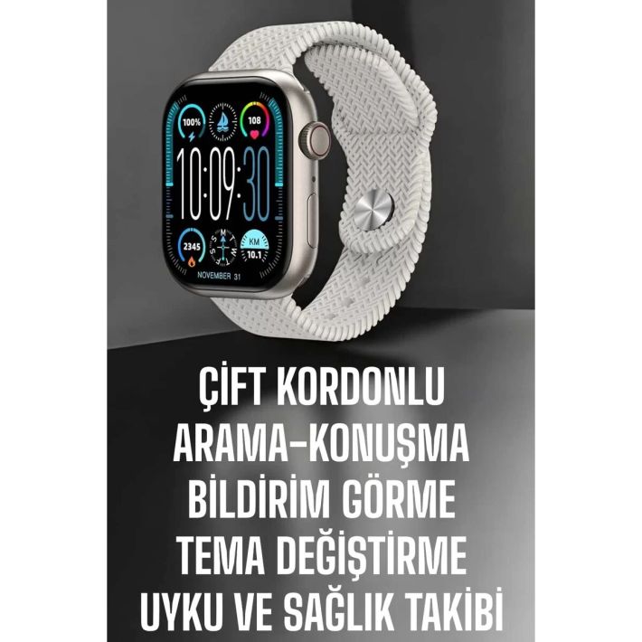 Yeni Nesil Akıllı Saat Arama Cevaplama GPS Takibi Adımsayar NFC Özelli