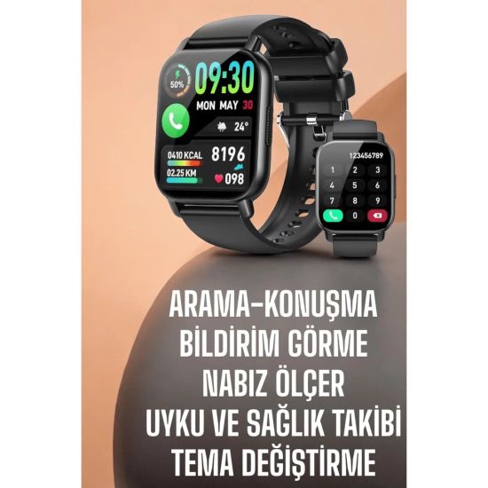 Yeni Nesil Akıllı Saat Arama Bildirimleri Uyku & Kalp Atış Takibi
