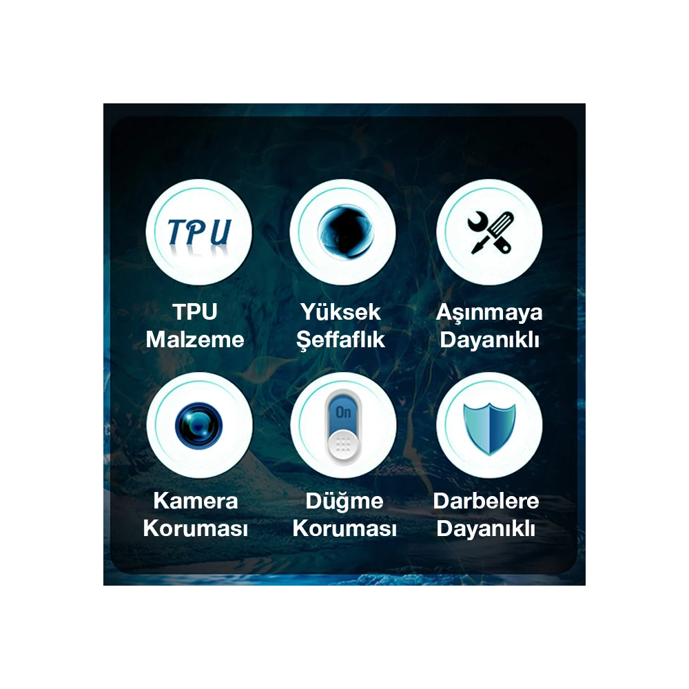 Ally SM Galaxy M33 5G (SM-M336B) Kılıf Kamera Korumalı Ultra İnce Şeff