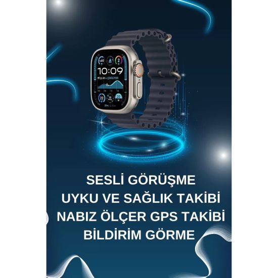 Akıllı Saat Bluetooth Bağlantılı NFC ve GPS Uyumlu Nabız Ölçer Sesli G
