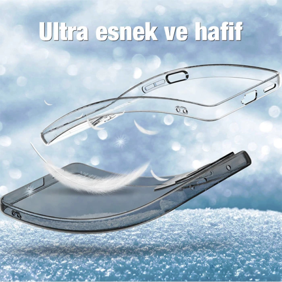 ALLY OPPO A93 5G Kamera Lens Korumalı Şeffaf Silikon Kılıf