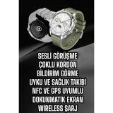 Akıllı Saat Sesli Görüşme Uyku ve Sağlık Takibi NFC Uyumlu