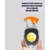 USB Şarjlı Mini LED Anahtarlık Fener