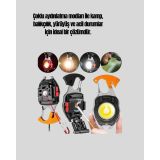 USB Şarjlı Mini LED Anahtarlık Fener