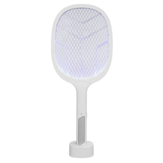 ASONIC AS-A25, Beyaz-Gri, 3000V, Raket Tipi, UV Mor Işıklı, 1200mAh, B