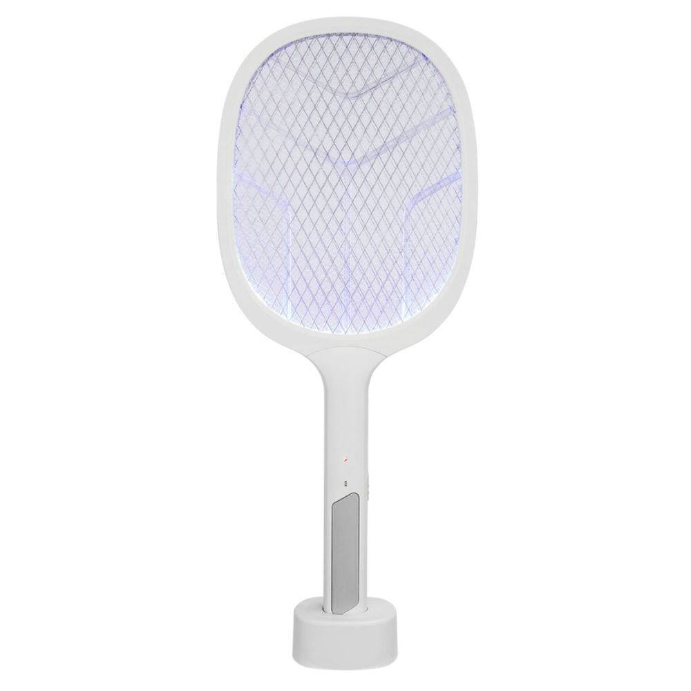 ASONIC AS-A25, Beyaz-Gri, 3000V, Raket Tipi, UV Mor Işıklı, 1200mAh, B