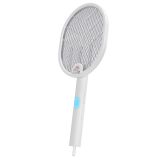 ASONIC AS-A26, Beyaz, 3000V, Raket Tipi, UV Mor Işıklı, 1200mAh, Batar