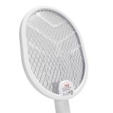 ASONIC AS-A26, Beyaz, 3000V, Raket Tipi, UV Mor Işıklı, 1200mAh, Batar