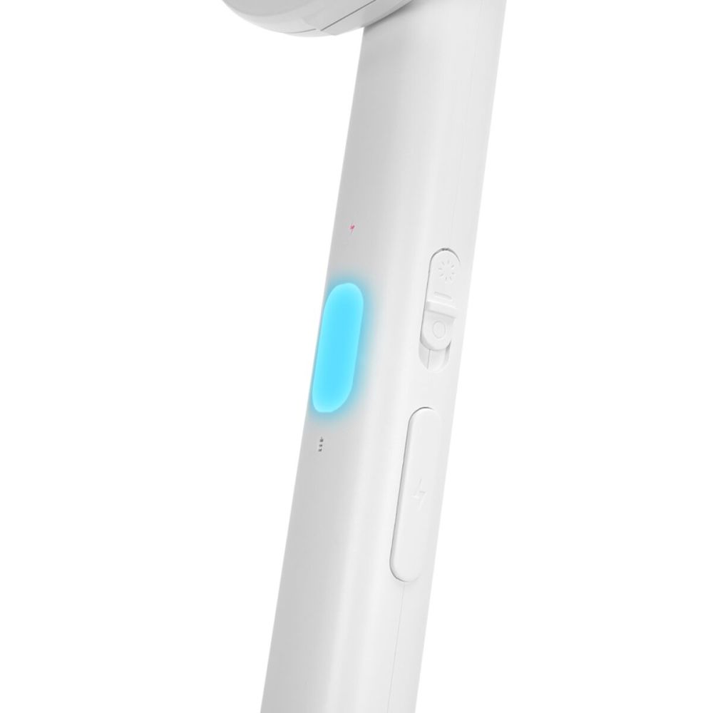 ASONIC AS-A26, Beyaz, 3000V, Raket Tipi, UV Mor Işıklı, 1200mAh, Batar