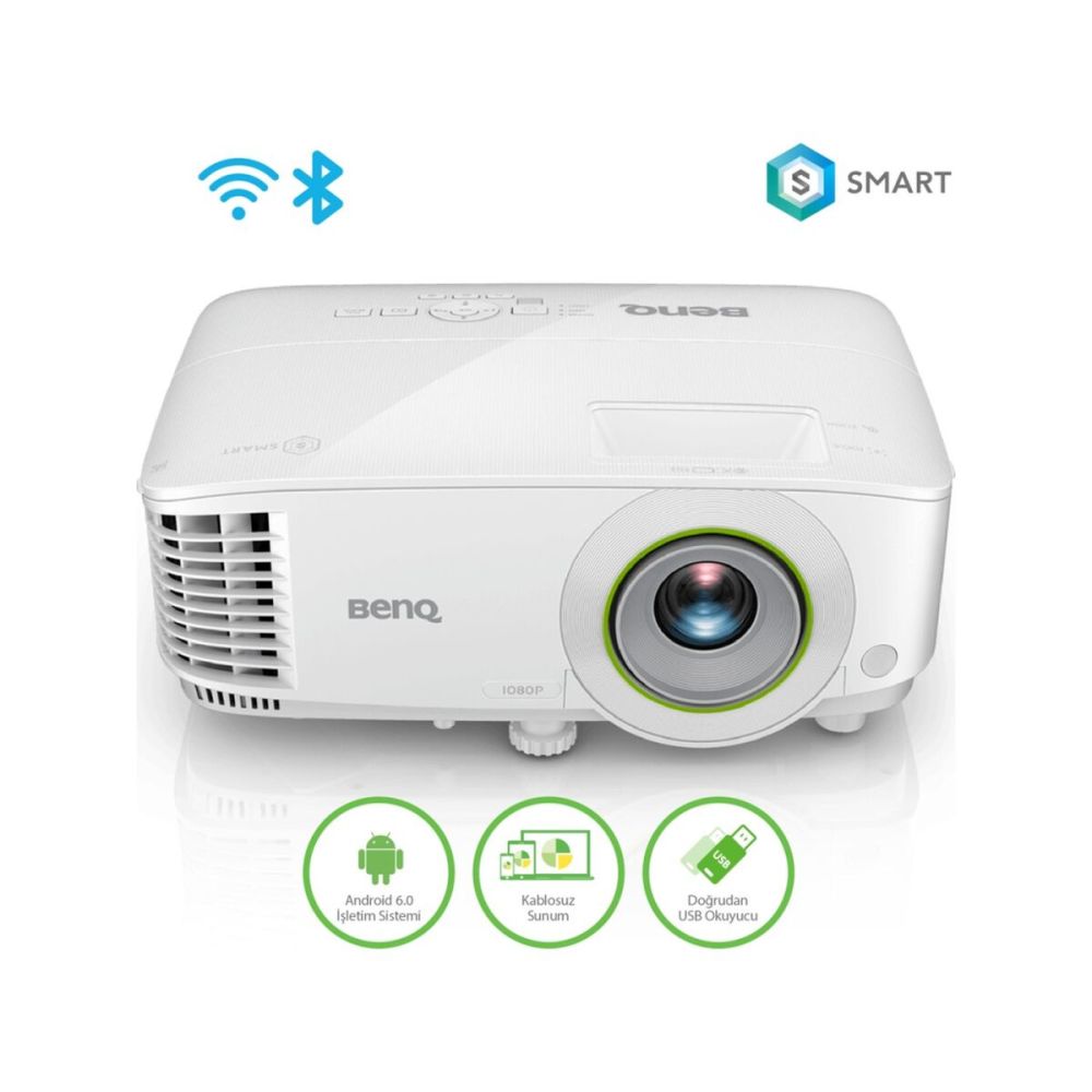 BENQ EW600, 3600 ANSI, 1280x800 WXGA, 1xHDMI, VGA, USB Okuyucu, DLP, K