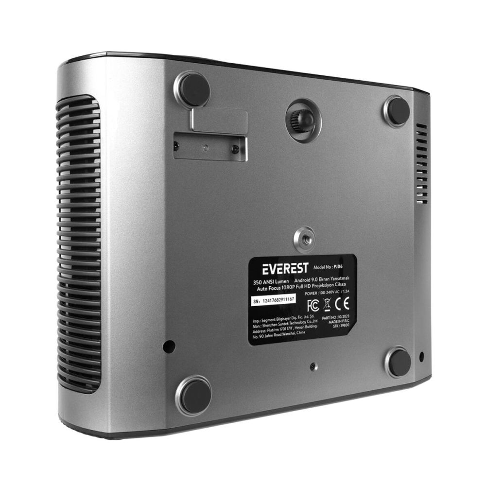 EVEREST PJ06, 350 LED Lümen, 1920X1080, 1xHDMI, 1xUSB, TF Soket, WiFi,