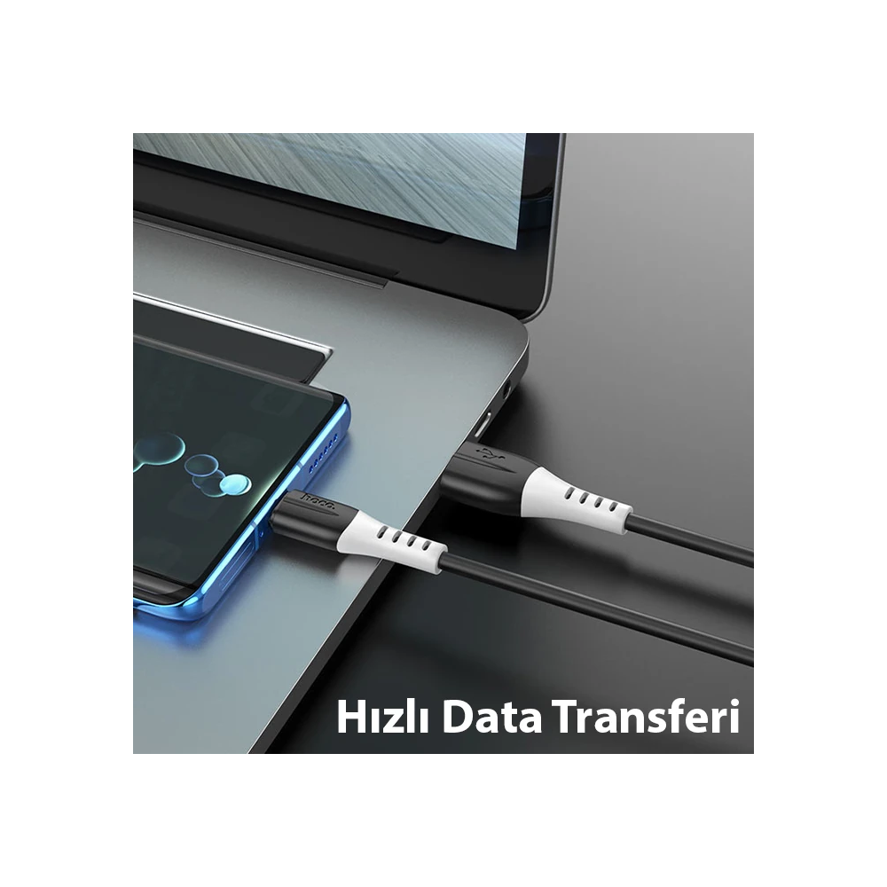 HOCO X82 Type-C to USB 3A Hızlı Silikon Data ve Şarj Kablosu
