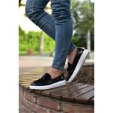 CH002 - RBT Loafer Verniciata Erkek Ayakkabı SIYAH