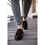CH002 - RST Loafer Verniciata Erkek Ayakkabı SIYAH