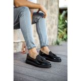 CH002 - RST Loafer Verniciata Erkek Ayakkabı SIYAH
