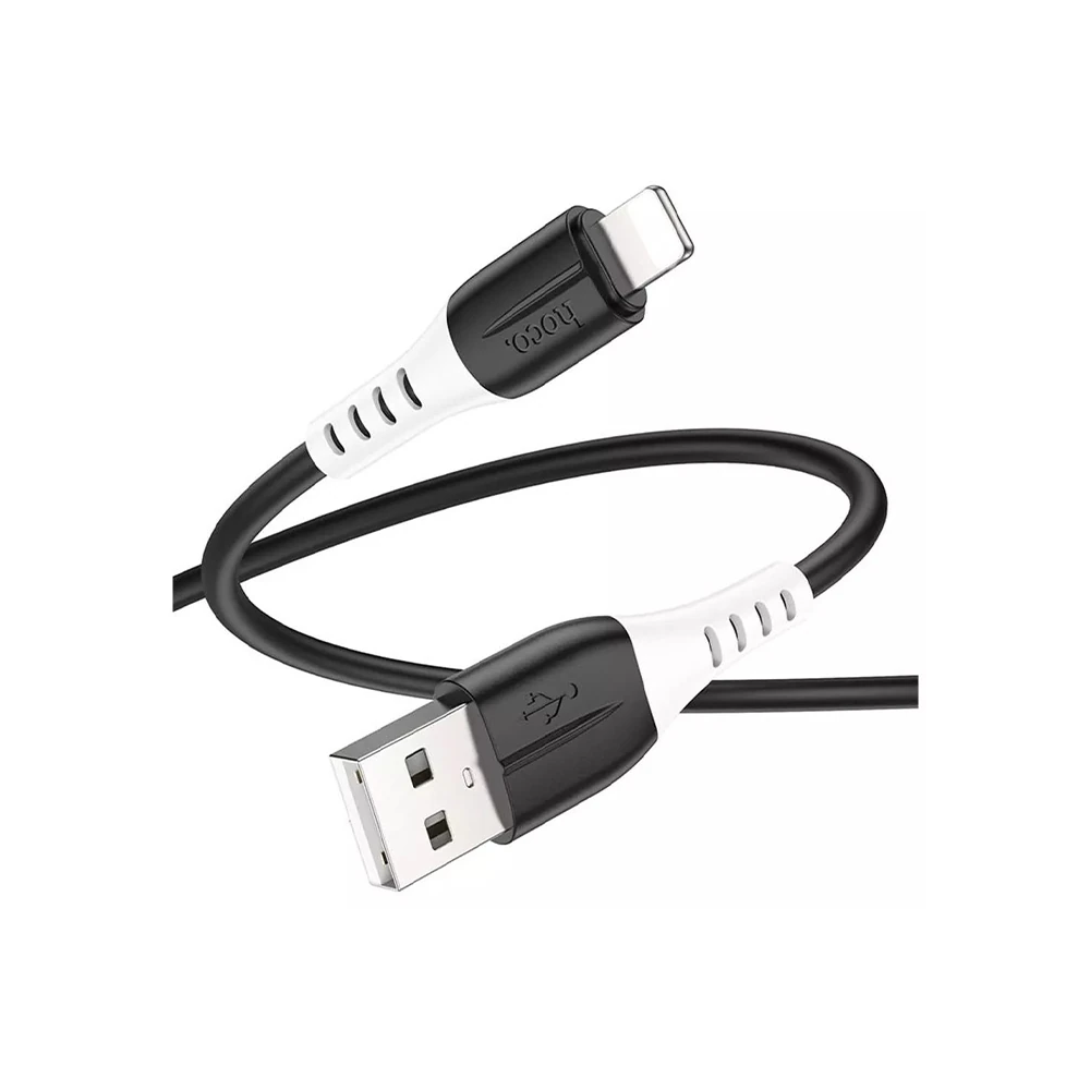 HOCO X82 iPhone Lightning to USB 2.4A Silikon Data ve Şarj Kablosu