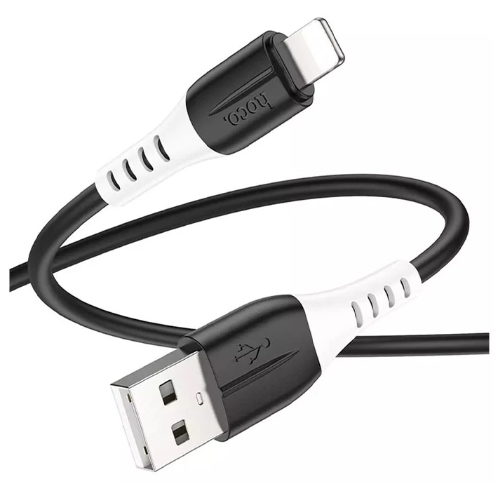 HOCO X82 iPhone Lightning to USB 2.4A Silikon Data ve Şarj Kablosu