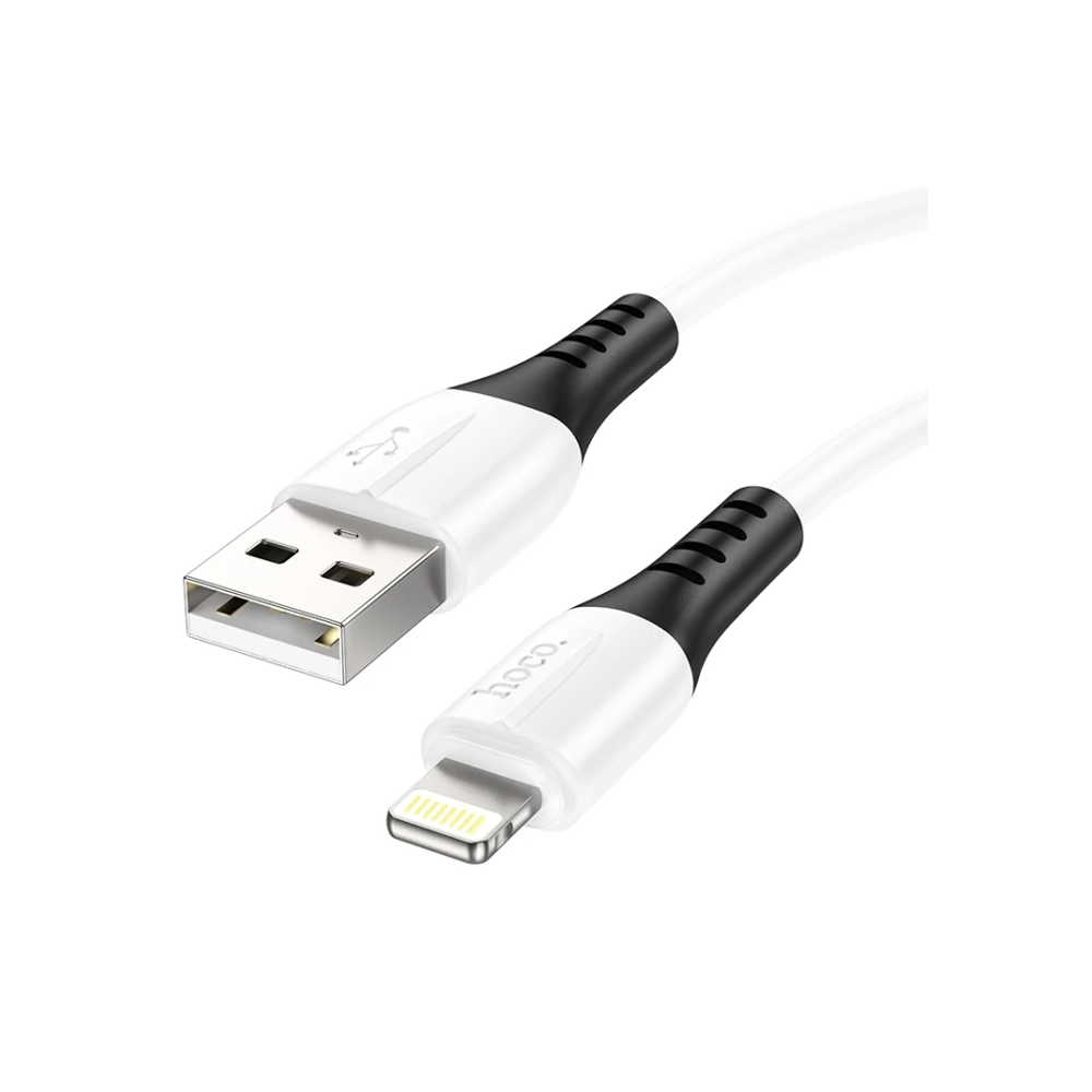 HOCO X82 iPhone Lightning to USB 2.4A Silikon Data ve Şarj Kablosu