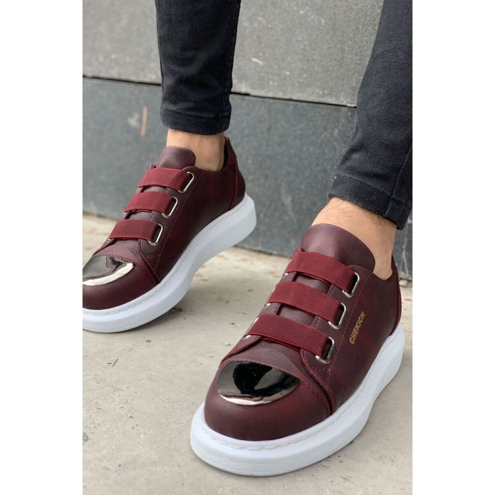 CH251 - CBT Mirror Erkek Ayakkabı BORDO