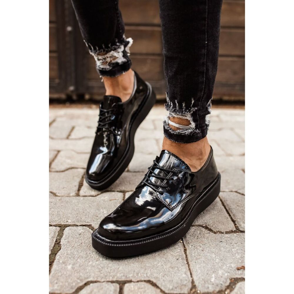 CH001 - RST Classic Lace Erkek Ayakkabı SIYAH