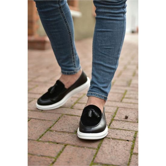 CH002 - CBT Loafer Pelle Erkek Ayakkabı SIYAH