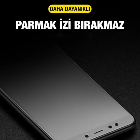 ALLY İPhone 13 Pro Max 6.7inç Full Glue Matte Tempered Cam Ekran Koruy