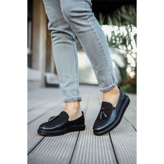 CH002 - CST Loafer Pelle Erkek Ayakkabı SIYAH