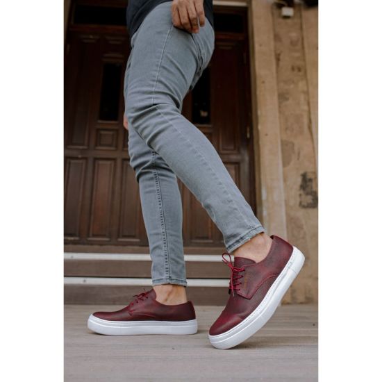 CH005 - CBT Pıttı Erkek Ayakkabı BORDO
