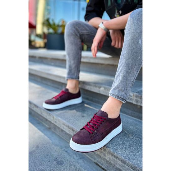 CH043 - CBT Cowien Erkek Ayakkabi BORDO