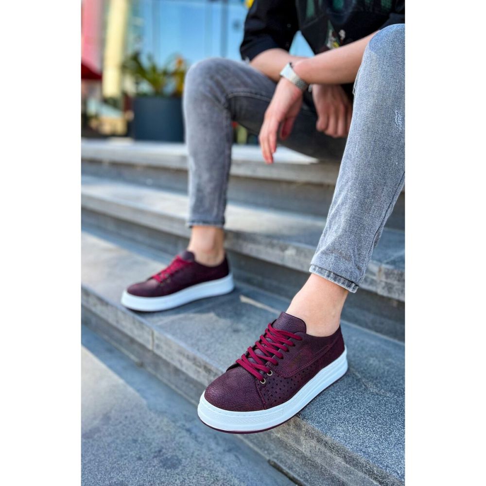 CH043 - CBT Cowien Erkek Ayakkabi BORDO