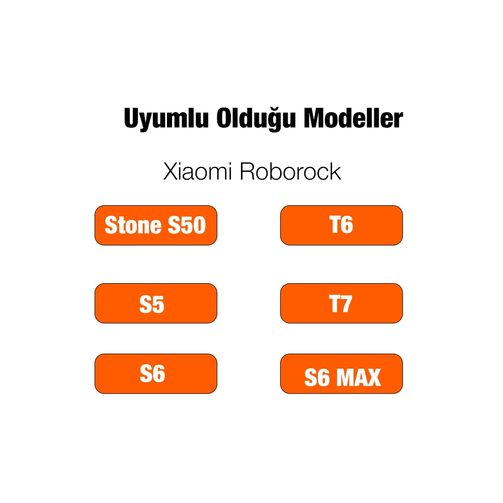 Xiaomi Roborock Stone S50-T6- T7-S5-S6- S5 Max Ana Fırça Akıllı Süpürg