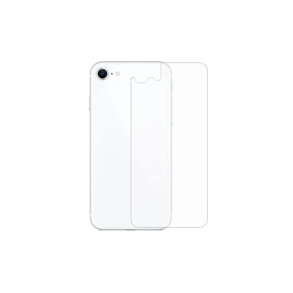 Ally iPhone SE3-SE2 İPhone 8-7 Tempered Şeffaf Arka Cam Koruyucu