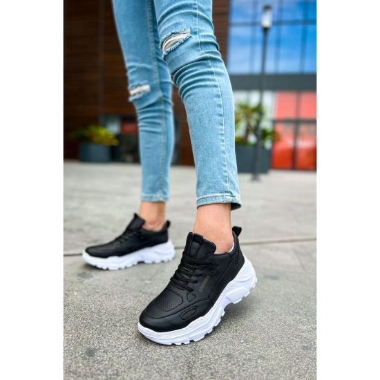 CH089 - CBT Low Top Lace Up Erkek Ayakkabı SIYAH