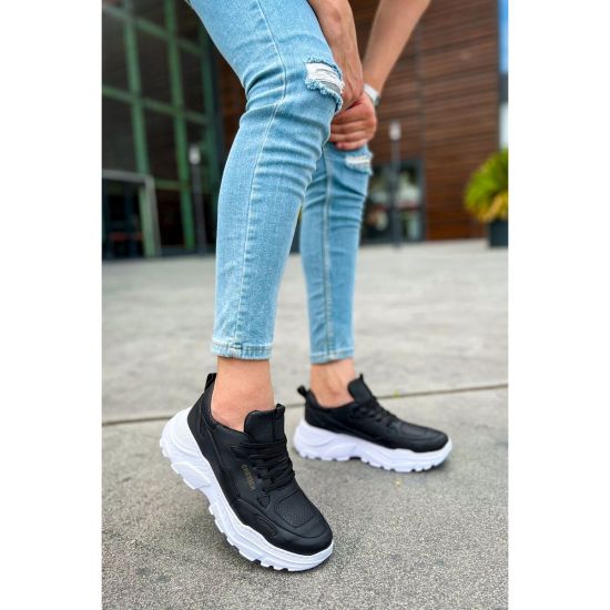 CH089 - CBT Low Top Lace Up Erkek Ayakkabı SIYAH
