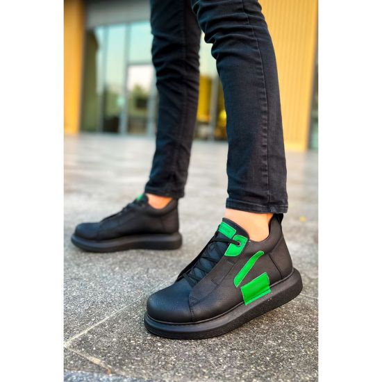 CH131 - GST Frogner Erkek Bot SIYAH / YESIL